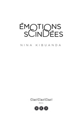 Recueil Emotions Scindées Nina Kibuanda